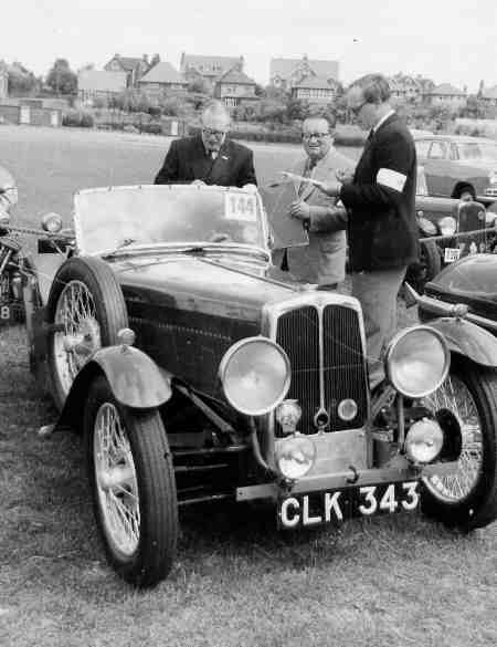 The late Peter Morgan judges the Concours Photo Colin Bryce